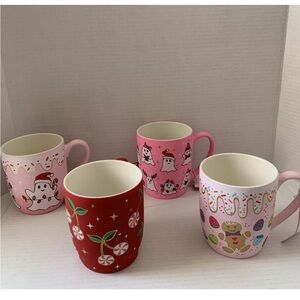 Peppermint & Pine Gingerbread Man Gumdrops Mug Cherry Soft Touch Christmas